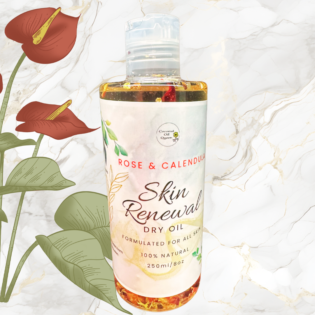 Rose & Calendula “Skin Renewal” Dry Oil
